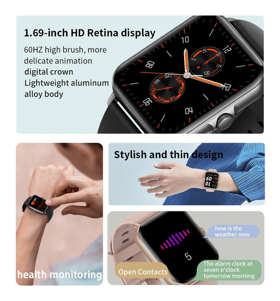 Smartwatch L21-1 Chamada Bluetooth - Imagem 3