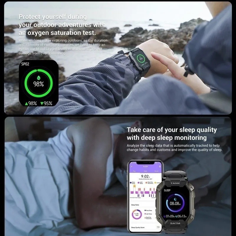 Smartwatch Robusto Para Esportes Ao Ar Livre Entre Em Contat - Imagem 8