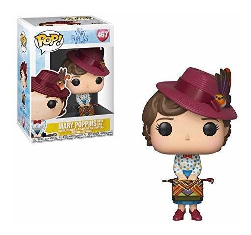 Funko Pop Disney: Mary Poppins - Mary Com Bolsa, Multicolori - Imagem 5