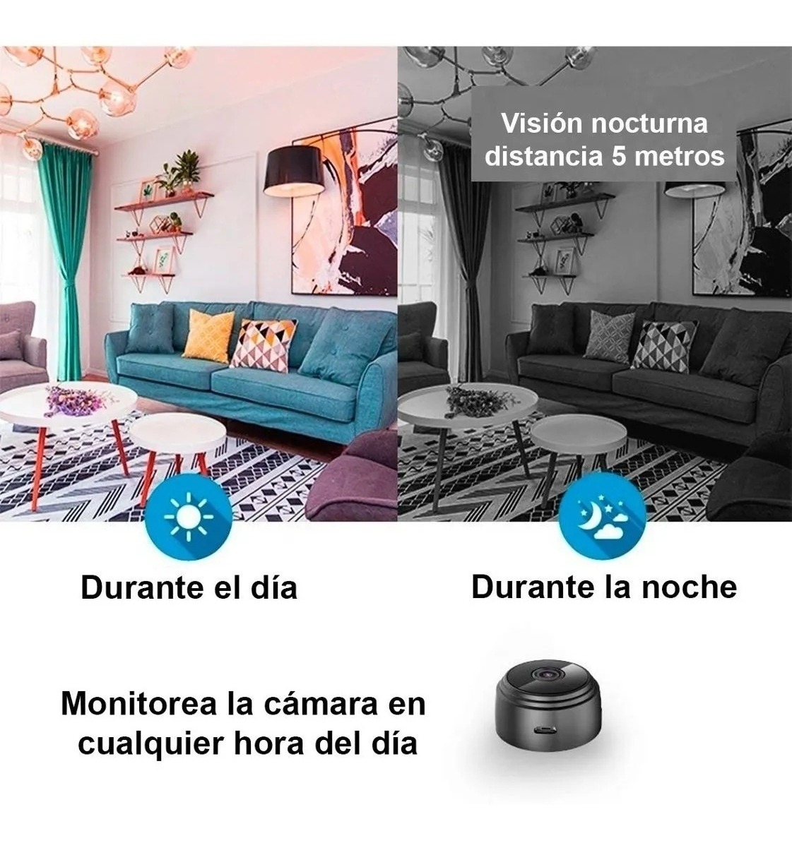 Mini Spy Camera Esportes Noite Visão Full Hd+cartão De Mem - Imagem 7