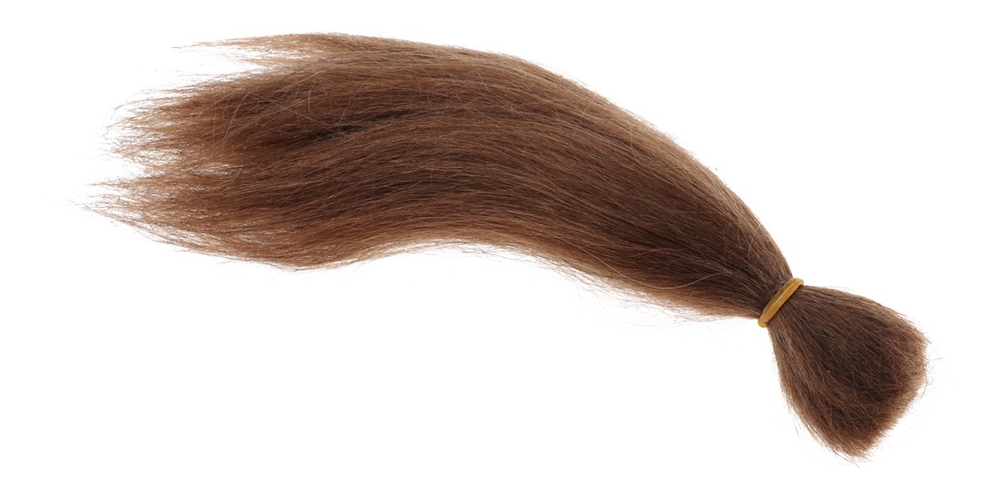 23 Cm Peruca Diy Cabelo Liso Para Recém-nascido Bebê