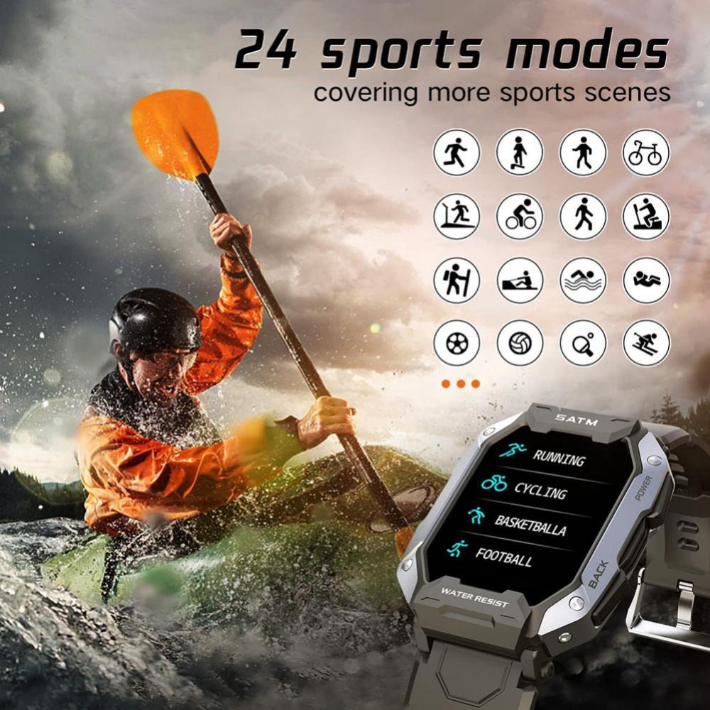 Smartwatch Masculino Para Esportes Ao Ar Livre Lok - Imagem 7
