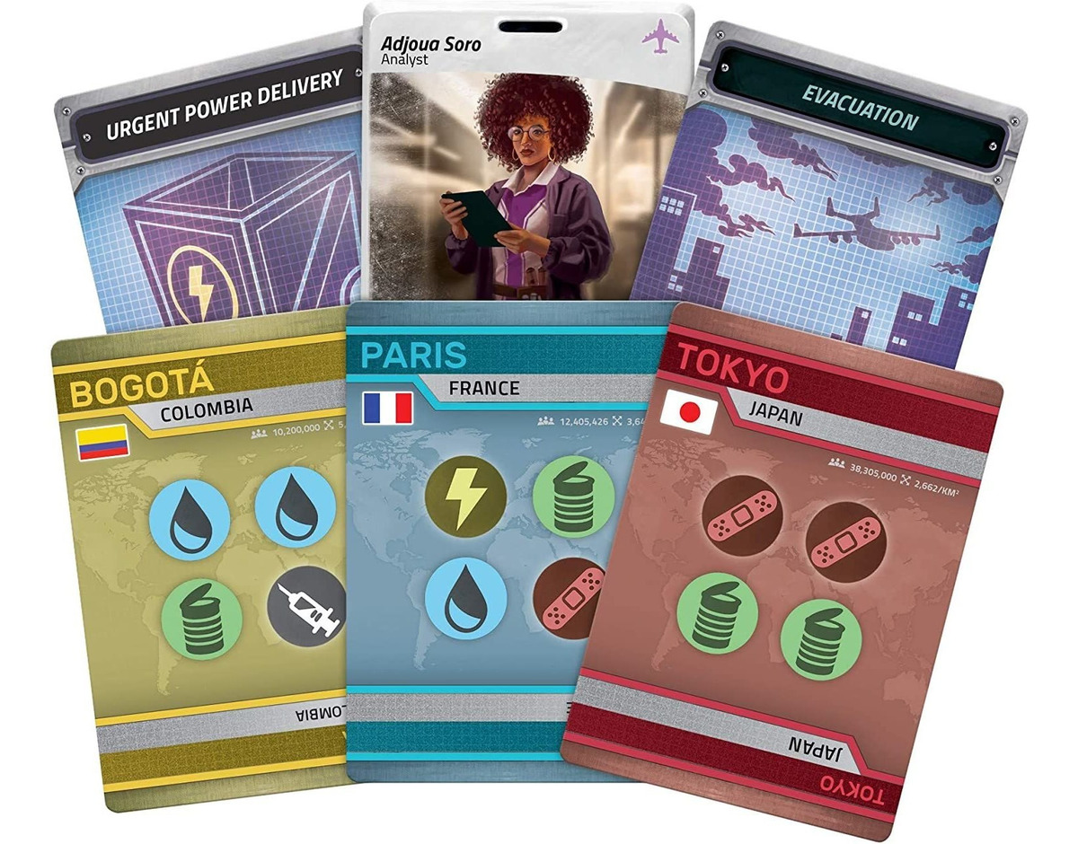 Jogo De Tabuleiro Da Família Pandemic Rapid Response - Imagem 5