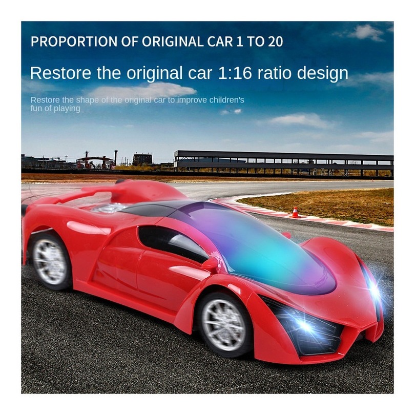 Brinquedo De Carro Com Controle Remoto Sem Fio De Quatro Via - Imagem 2