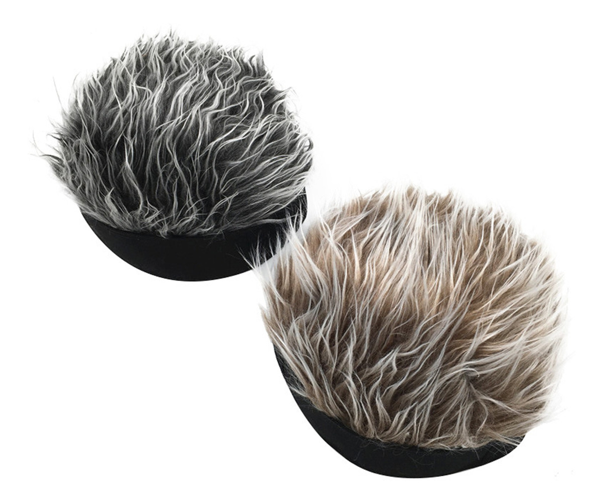 Chapéu Masculino Retrô Curto Peruca Cosplay Cabelo Falso - Imagem 3