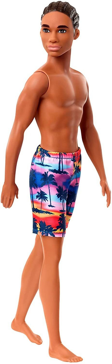 Boneca Barbie Ken Beach Vestindo Mai Estampa - Imagem 4