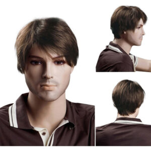 Peruca Masculina De Cabelo Curto Rock Fashion
