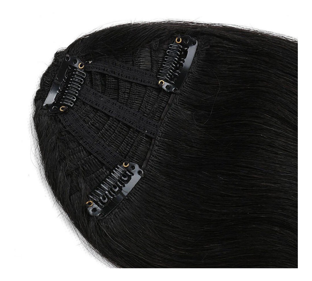 Peruca Cabelo Humano Virgem 20cm Franja - Imagem 33