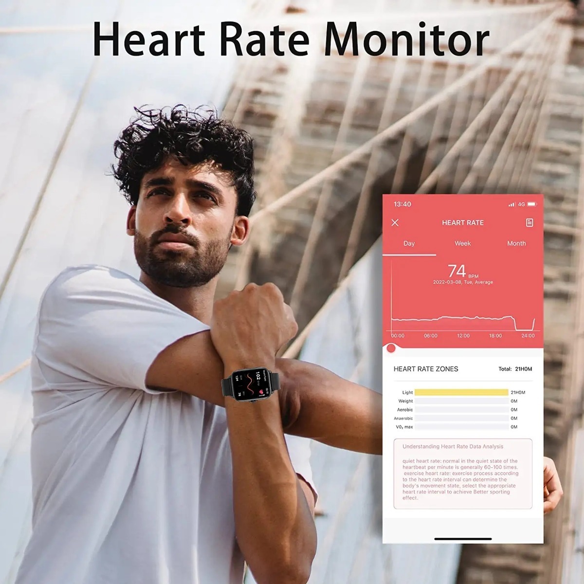 Smartwatch Para Homens E Mulheres (recepção De Cham - Imagem 10