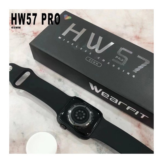Hw57 Pro Smart Watch Carregamento Sem Fio Para Android/ios - Imagem 3