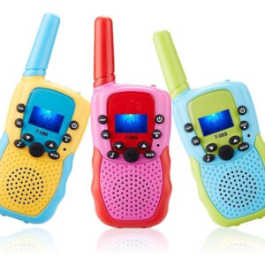 Lazhu Walkie Talkie Infantil De 3 Peças Com 8 Canais Vox 3