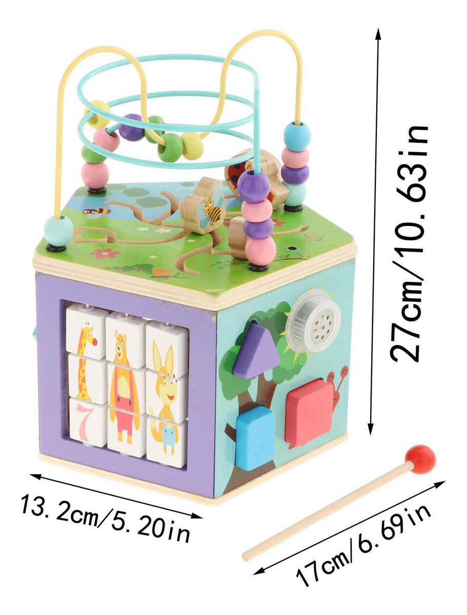 Cubos De Atividades Montessorianas Brinquedos De - Imagem 19