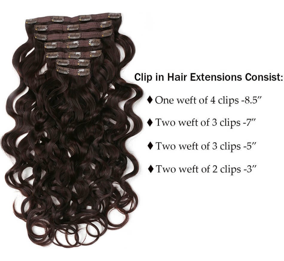 Cabelo Humano Peruca Aplique Tic Tac 55 Cm - Marrom Chocolat - Imagem 5