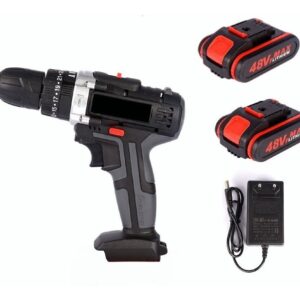 Furadeira Martelete Furadeira Sem Fio 48v 2 Baterias