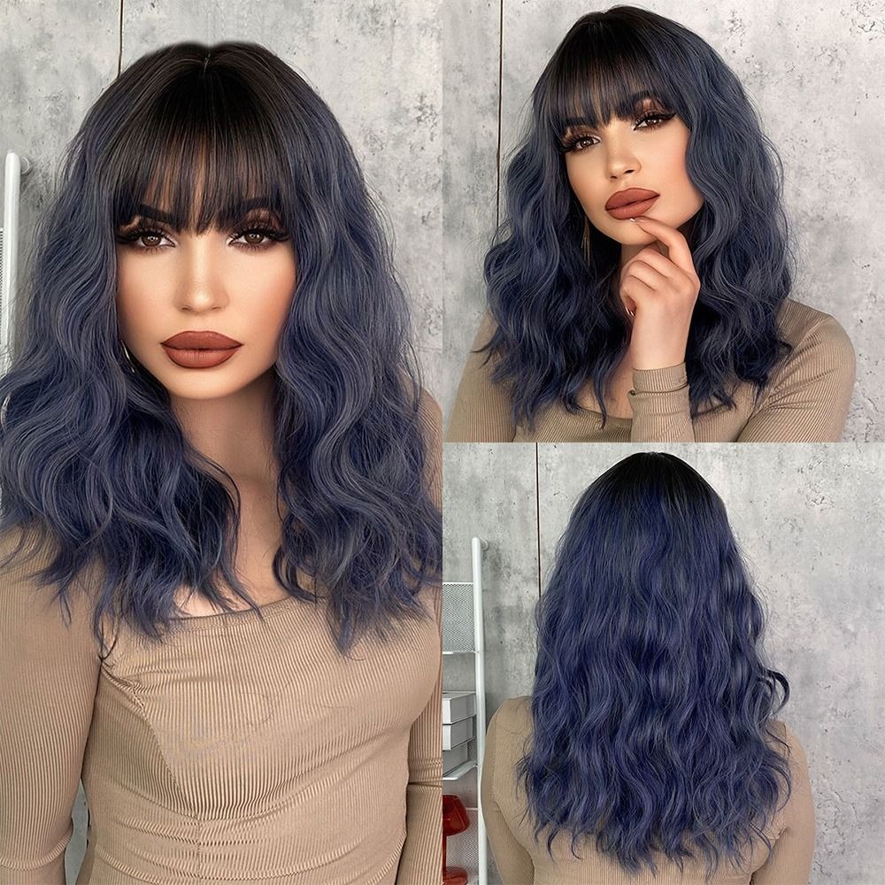 Perucas Vermelhas Para Mulheres Peruca Ondulada Wigfashion S - Imagem 9