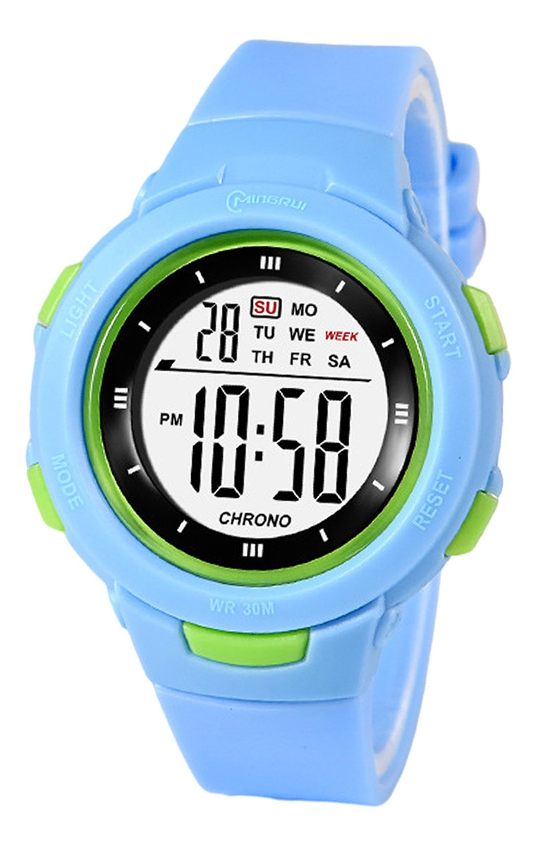 Meninos Girls Digital Watch Electro Impermeável Ao Ar Livre - Imagem 27