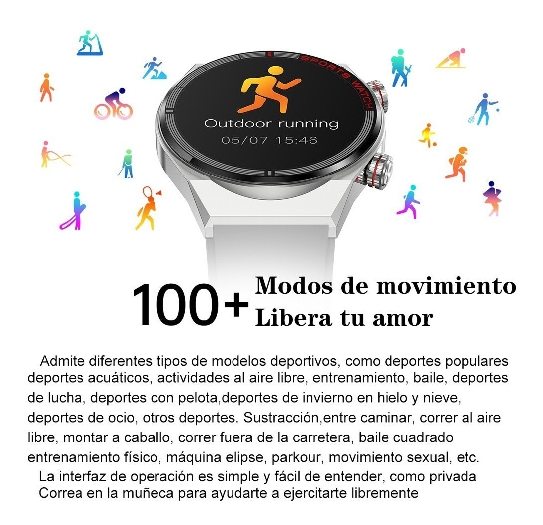Novo Smartwatch Bluetooth Call, Moderno, Masculino, - Imagem 5