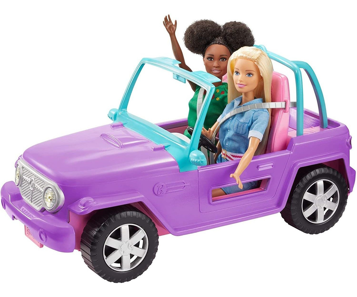 Veículo Off-road Barbie Com Rodas Rolantes