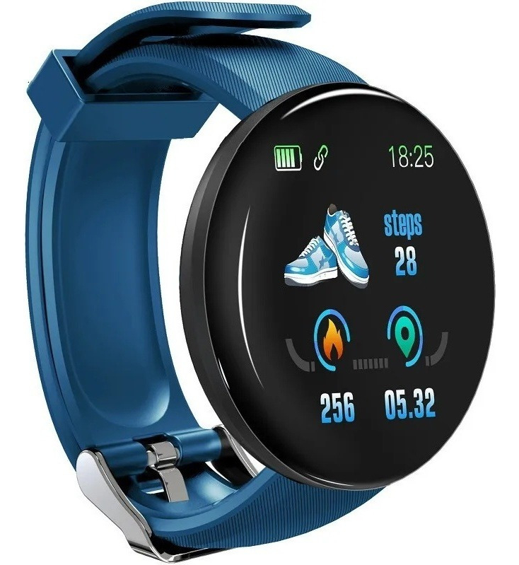10 Smartwatches Atacado Relógios Tela Redonda Fornecedor D18 - Imagem 7