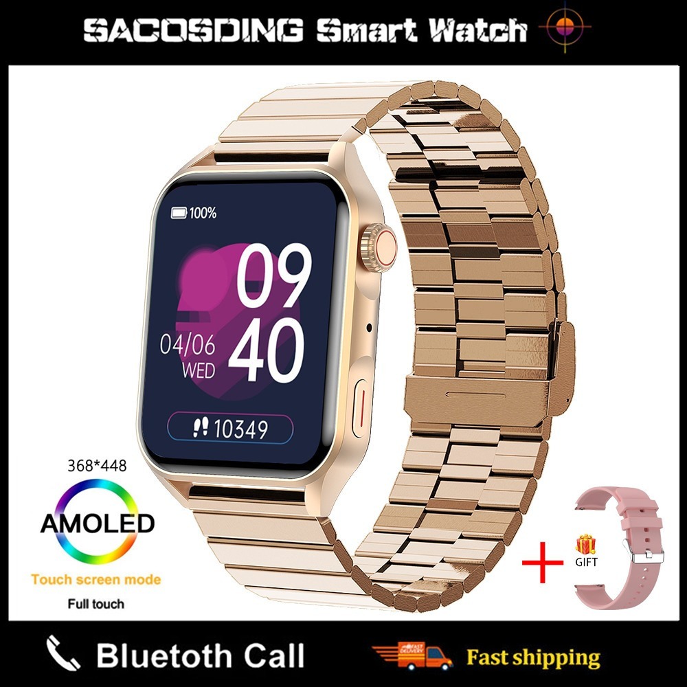 Relógio Inteligente Amoled Nfc Bluetooth Chamada Homem - Imagem 39