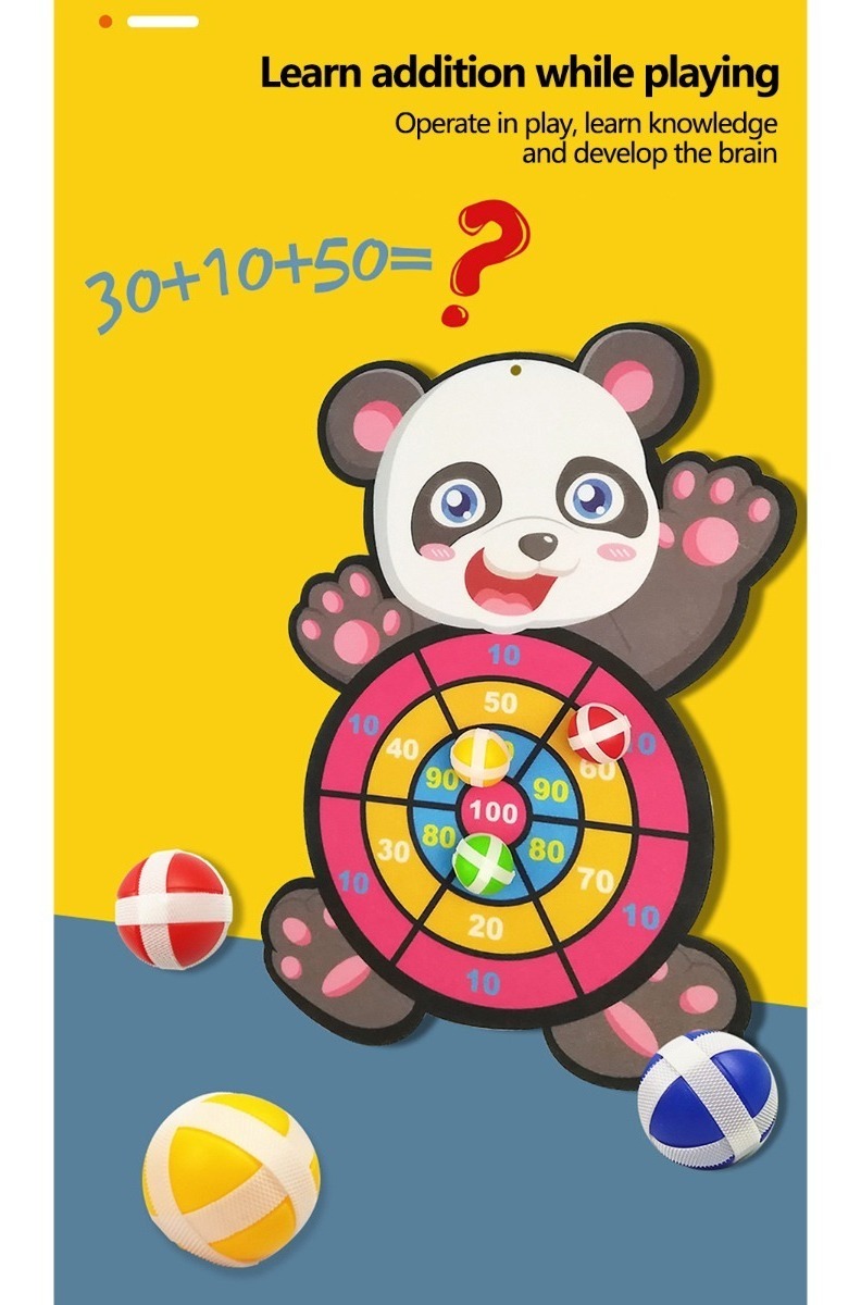 Um Tabuleiro De Dardos Infantil Ao Alvo Sticky Ball Self-adh - Imagem 15