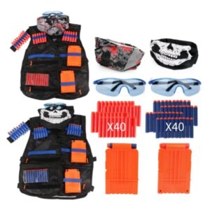 Colete Tático Infantil De 2 Peças Para A Série Nerf N-strike