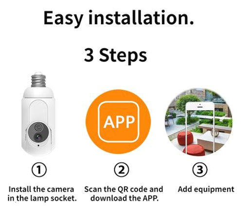 Câmeras De Vigilância Wi-fi Inteligentes Smart Home Mini Câm - Imagem 9