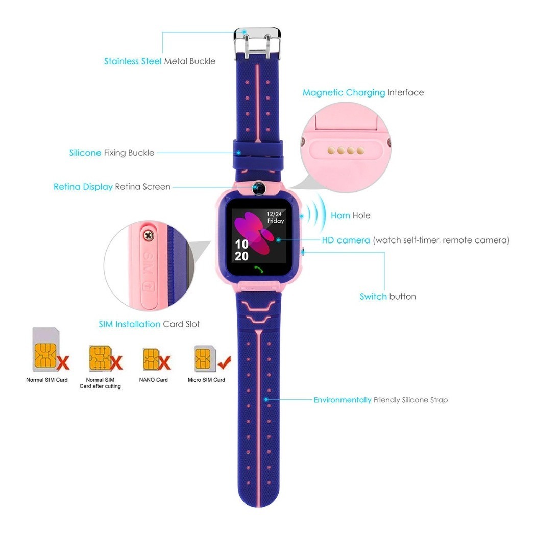 Smartwatch Para Kids Infantil Relógio Com Gps Câmera E Sos - Imagem 19
