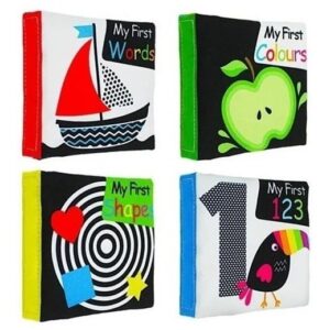 4pcs É Adequado Para Livro De Pano De Estudo Recém-nascido