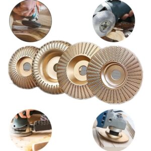 Roda De Moagem De Ângulo De Madeira Abrasiva 4pcs