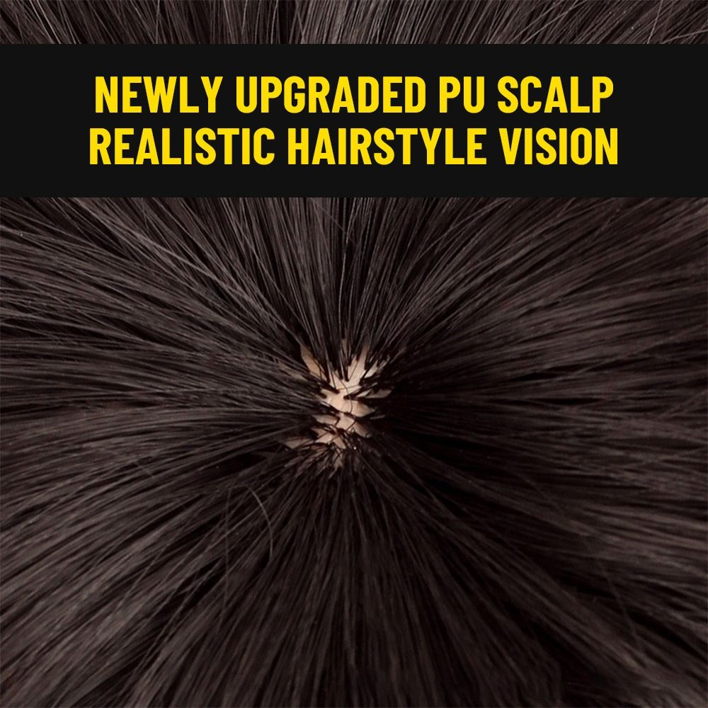 Peruca Masculina Increase Hair Top Hair Patchsintética Fibra - Imagem 5