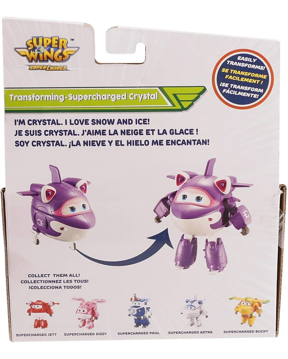 Super Wings 5 Transformando Avião De Cristal Supercharged - Imagem 5