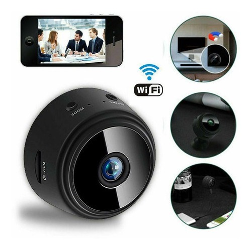 Mini Câmera Espiã Wifi Ip A9 Gravador Voz - Imagem 10