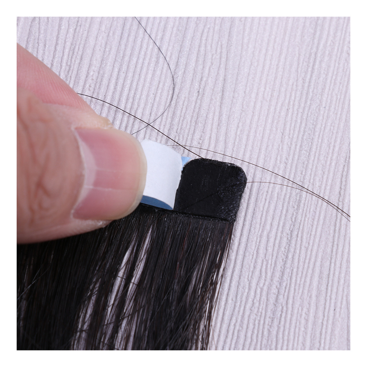 Perucas De Cabelo Com Fita Adesiva, Extensões De Cabelo Liso - Imagem 4