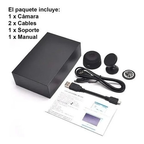 Camera Ip Espiã Wifi A9 Magnética Bateria Portatil Mini 2pcs - Imagem 3