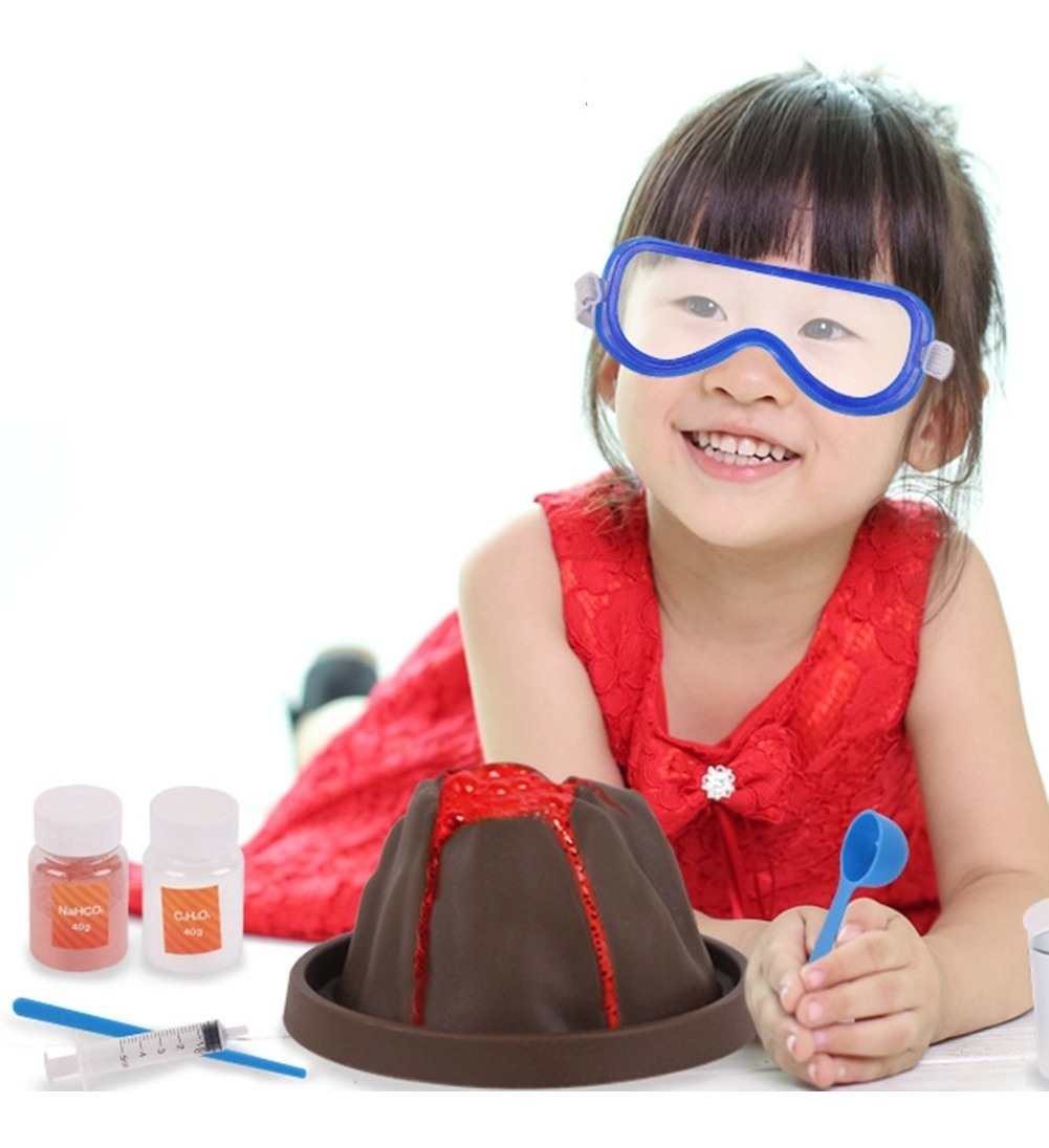 Kit De Vulcão Em Erupção De Construção Diy Brinquedo Educati - Imagem 5
