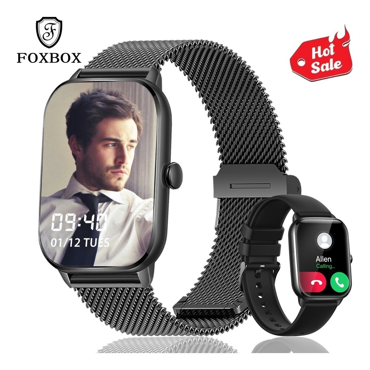 1.9 Relógio Inteligente Masculino Smartwatch Masculino Llama