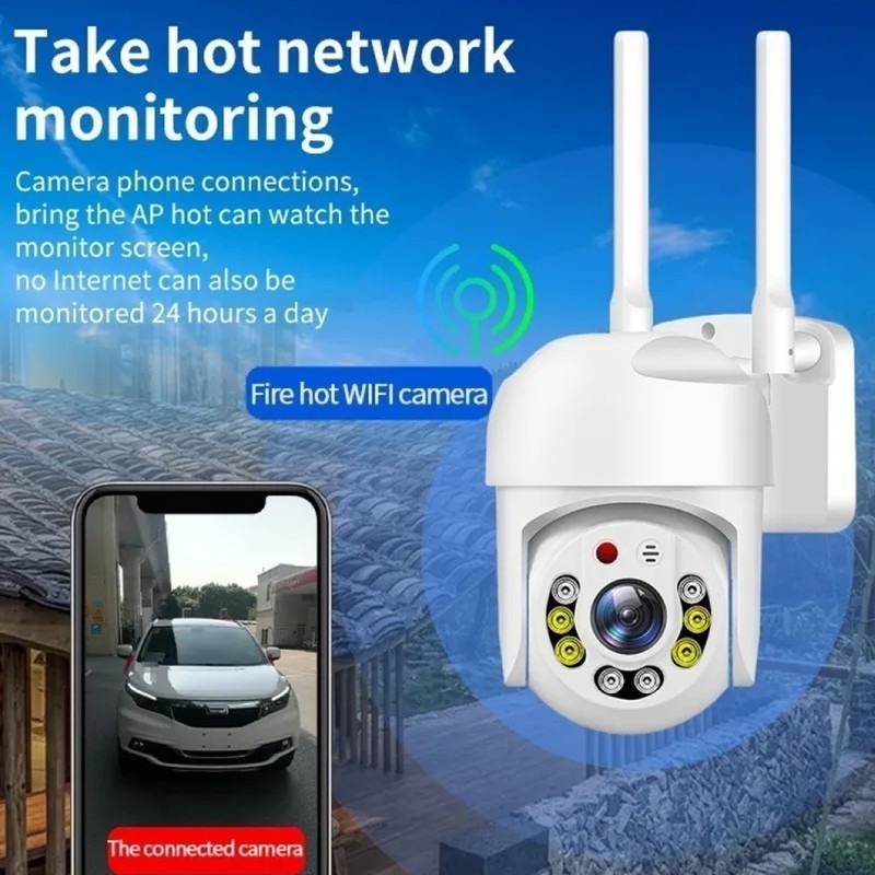 Camera Ip Inteligente Lampada Panoramica Wifi E Espiã 5g - Imagem 9