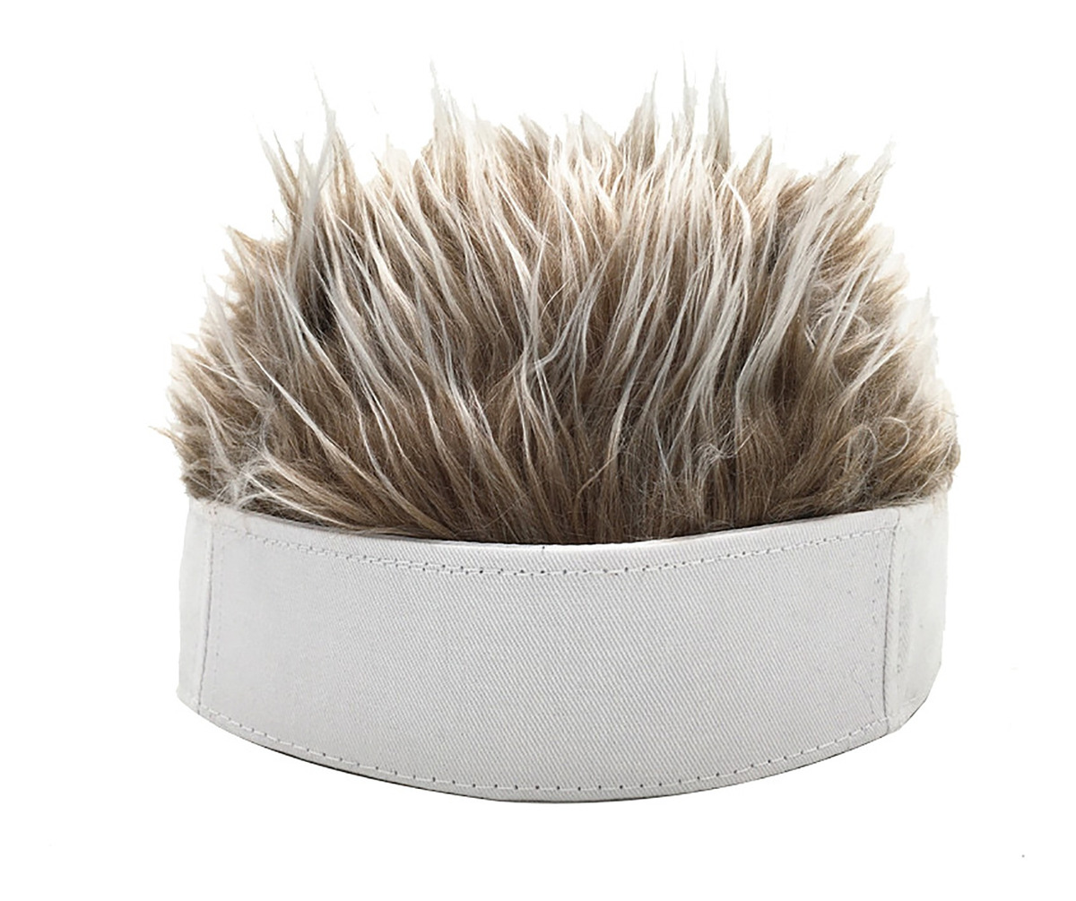 Chapéu Masculino Retrô Curto Peruca Cosplay Cabelo Falso - Imagem 6