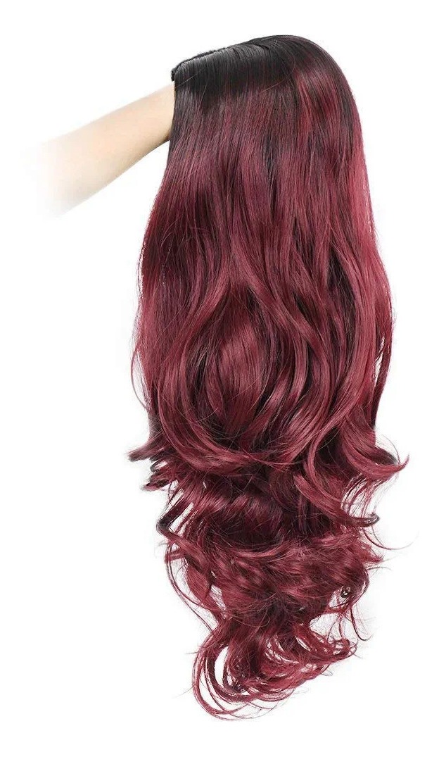 Perucas Completas Cabelo Ondulado Longo Sintético - Imagem 9