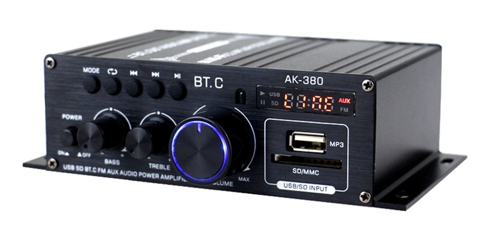 Ak380 40w+40w Mini Amplificador De Potência De Áudio Som Por - Imagem 7