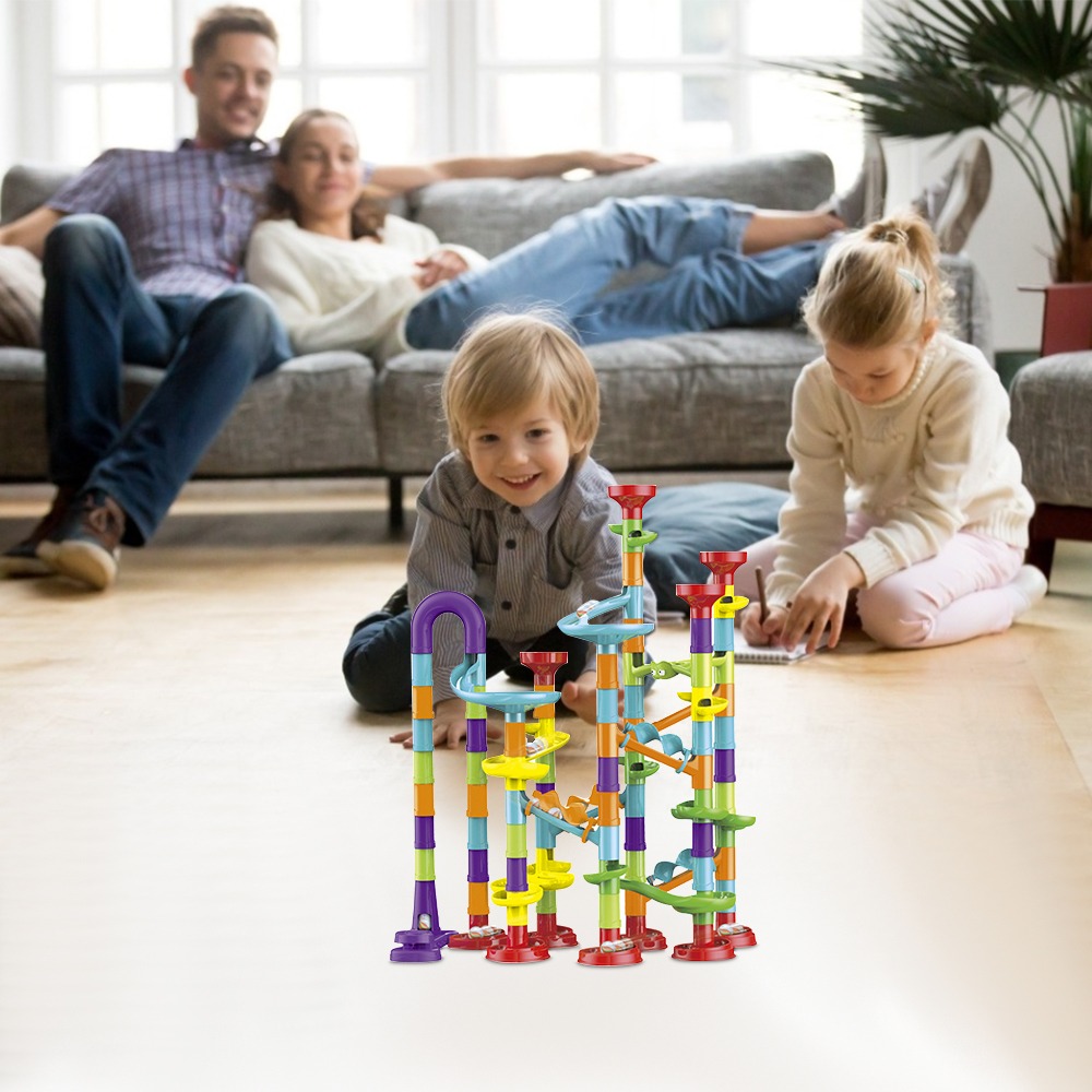 Conjunto De Jogos Building Block Age Stem Marble Learning - Imagem 2
