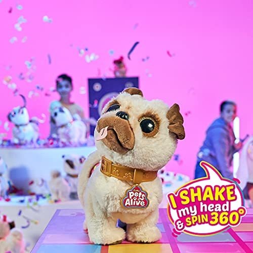 Pets Alive Poppy The Booty Shakin Pug Dança Interativa - Imagem 5