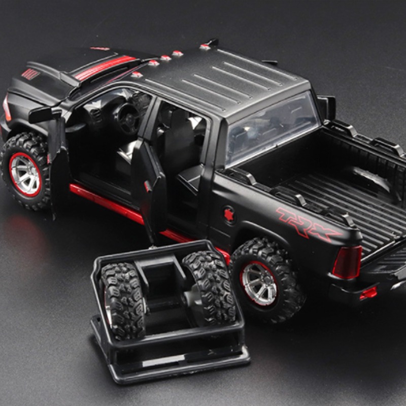 Caminhões De Brinquedo Infantis Ram Trx Metal Com Luz E Som - Imagem 10