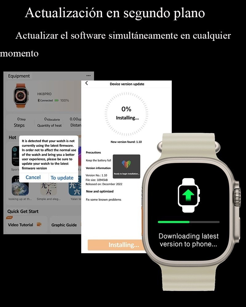 Smartwatch Hk8 Pro Max Nfc Ip68 - Imagem 8