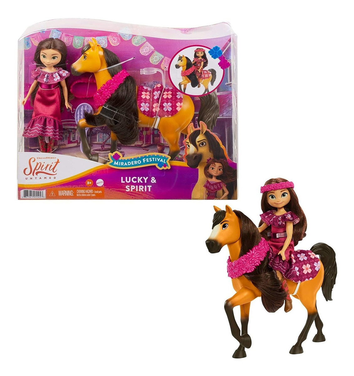 Boneca Da Sorte Mattel Spirit Untamed Miradero Festival 7in