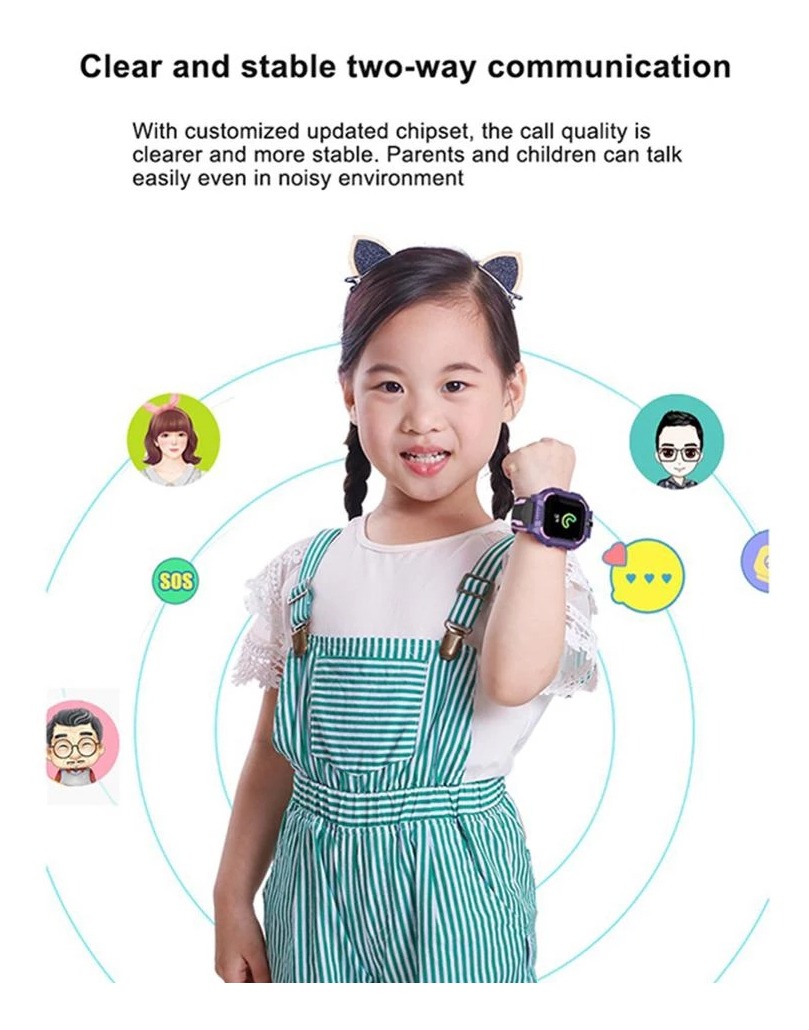 Q19 Kids Smart Watch Para Crianças Sos Call Phone - Imagem 11