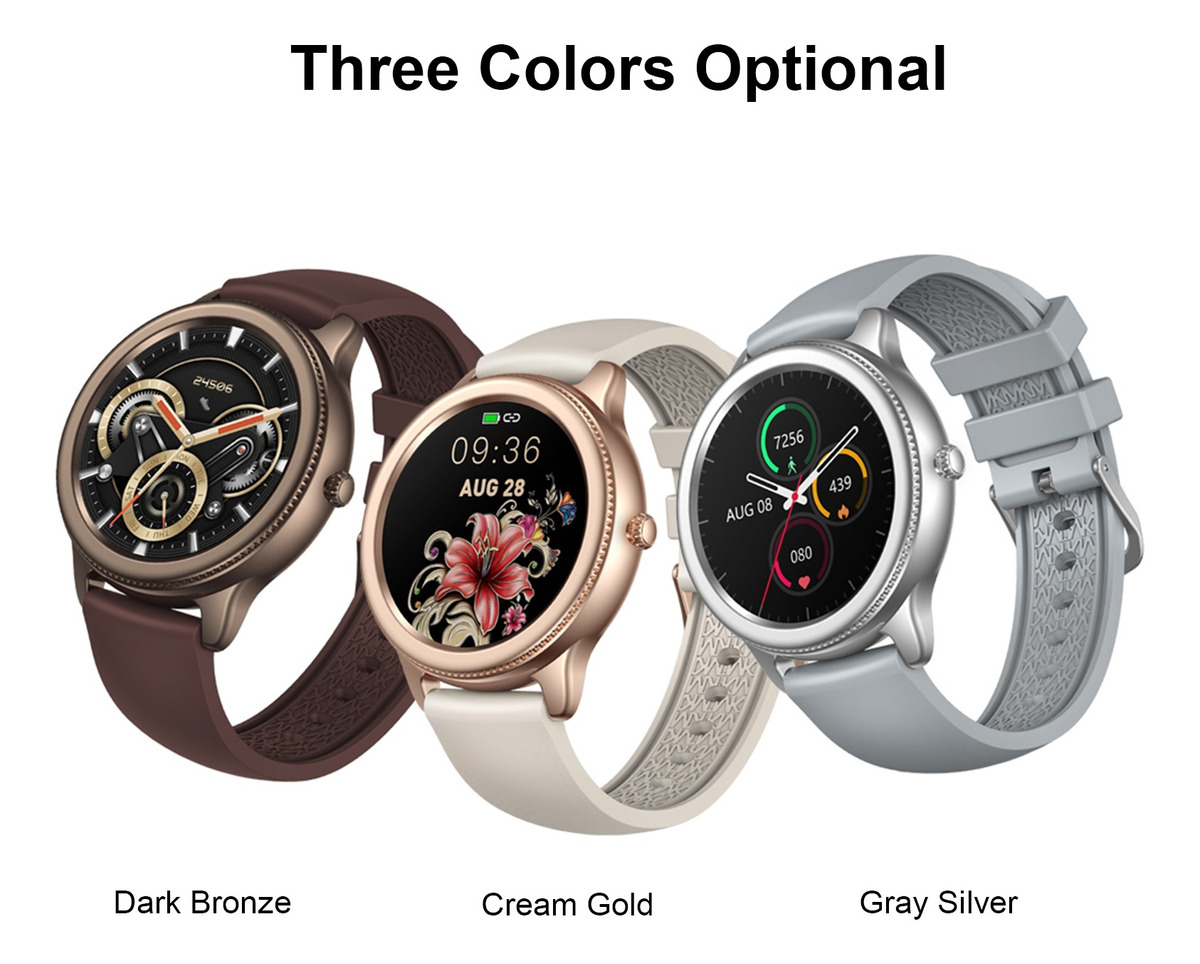 Zeblaze Lily Women Smartwatch 1.1 Tela Colorida De Toque Tot - Imagem 2