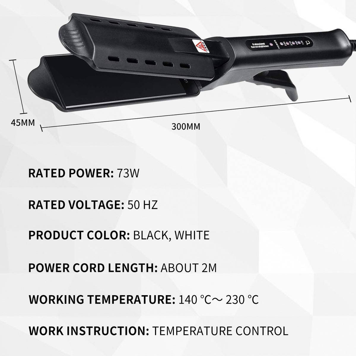 Alisador De Cabelo Profissional P/ Cabelo Molhado E Seco - Imagem 9