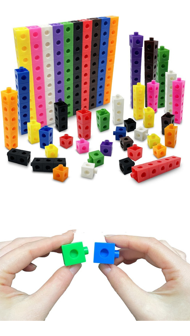 Number Blocks Mathlink Cubes 100 Unidades - Imagem 2